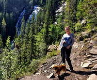 Pam and Toffee at Grassi Lakes