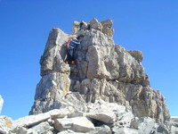 Start of summit ridge.