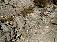 Exfoliated rocks