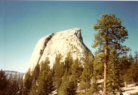 Breaking out of the Ponderosa pine trees on the east ridge - East side First trip Oct 80 or 81
